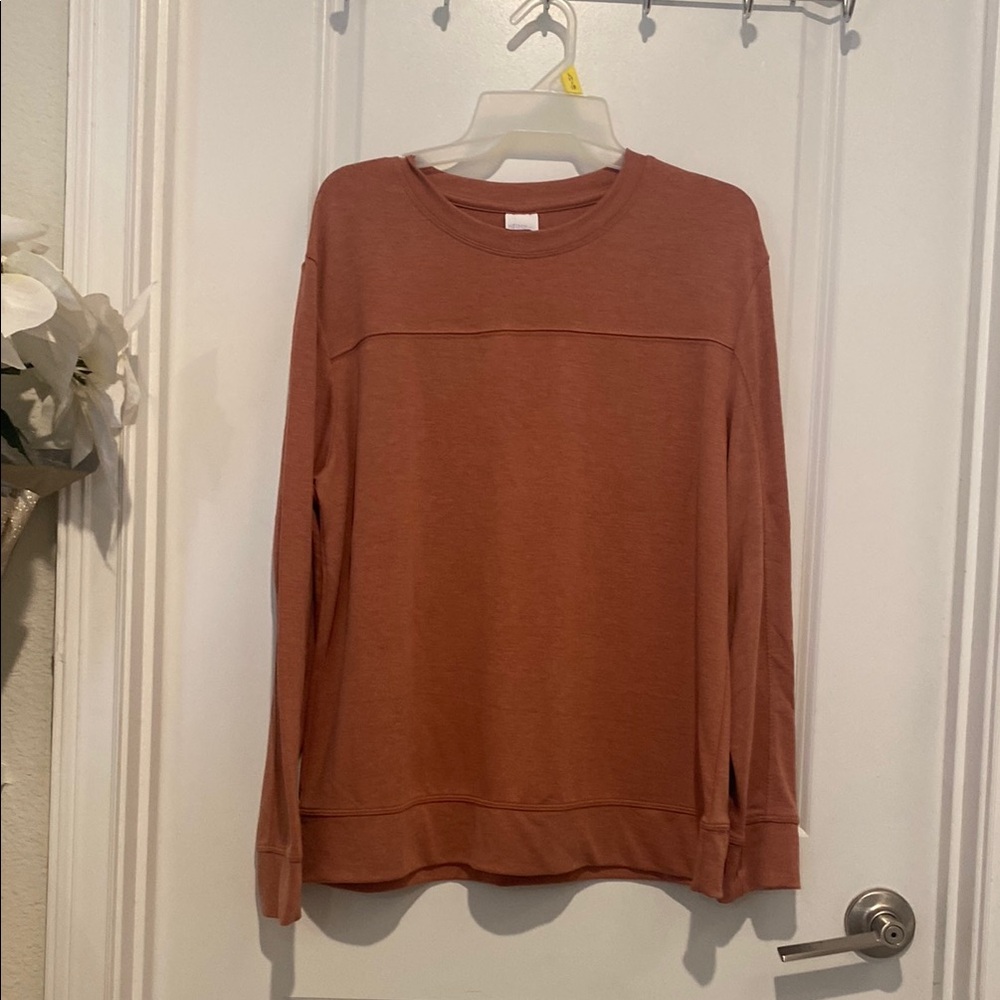 Rust Long Sleeve Sweatshirt
